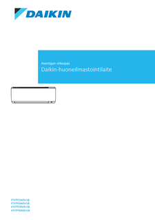 FTXTP-M.ATXTP-M_Installer reference guide_4PFI519439-13W_Finnish download